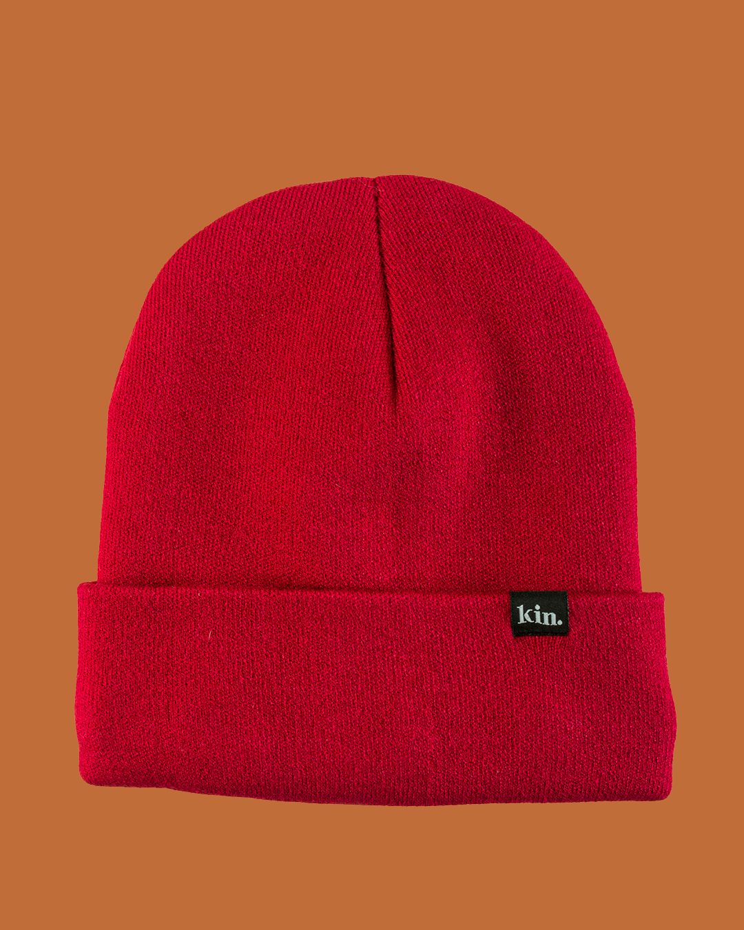 Red Jersey Satin Lined Beanie 3 Red Jersey Satin Lined Beanie