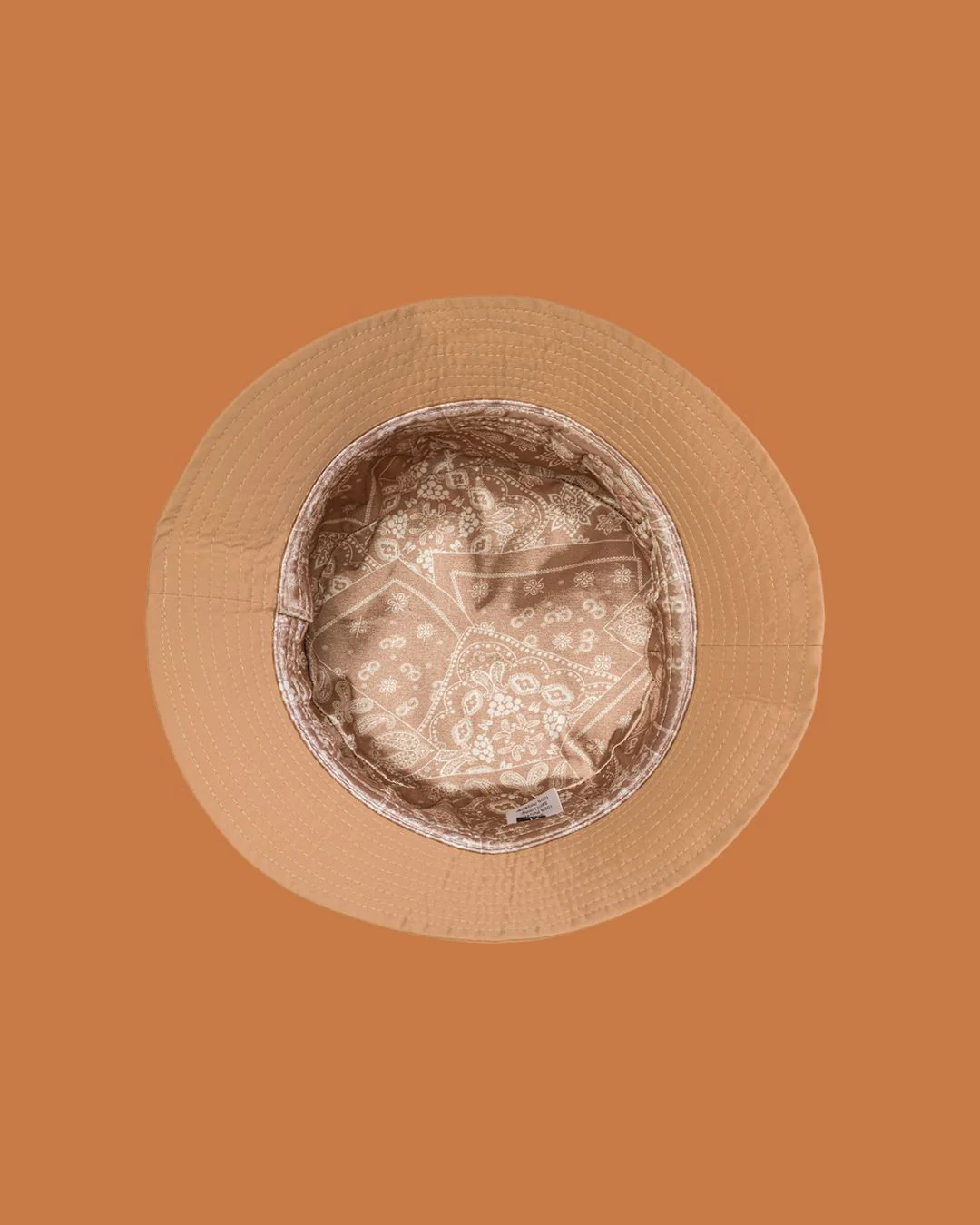 Tan Waterproof Satin Lined Bucket Hat