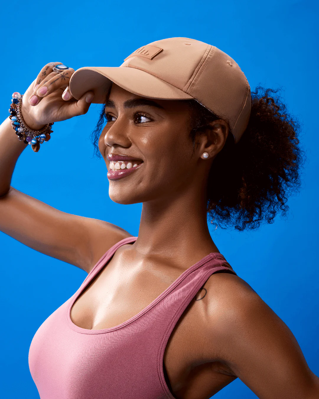 Tan Waterproof Satin Lined Dad Hat