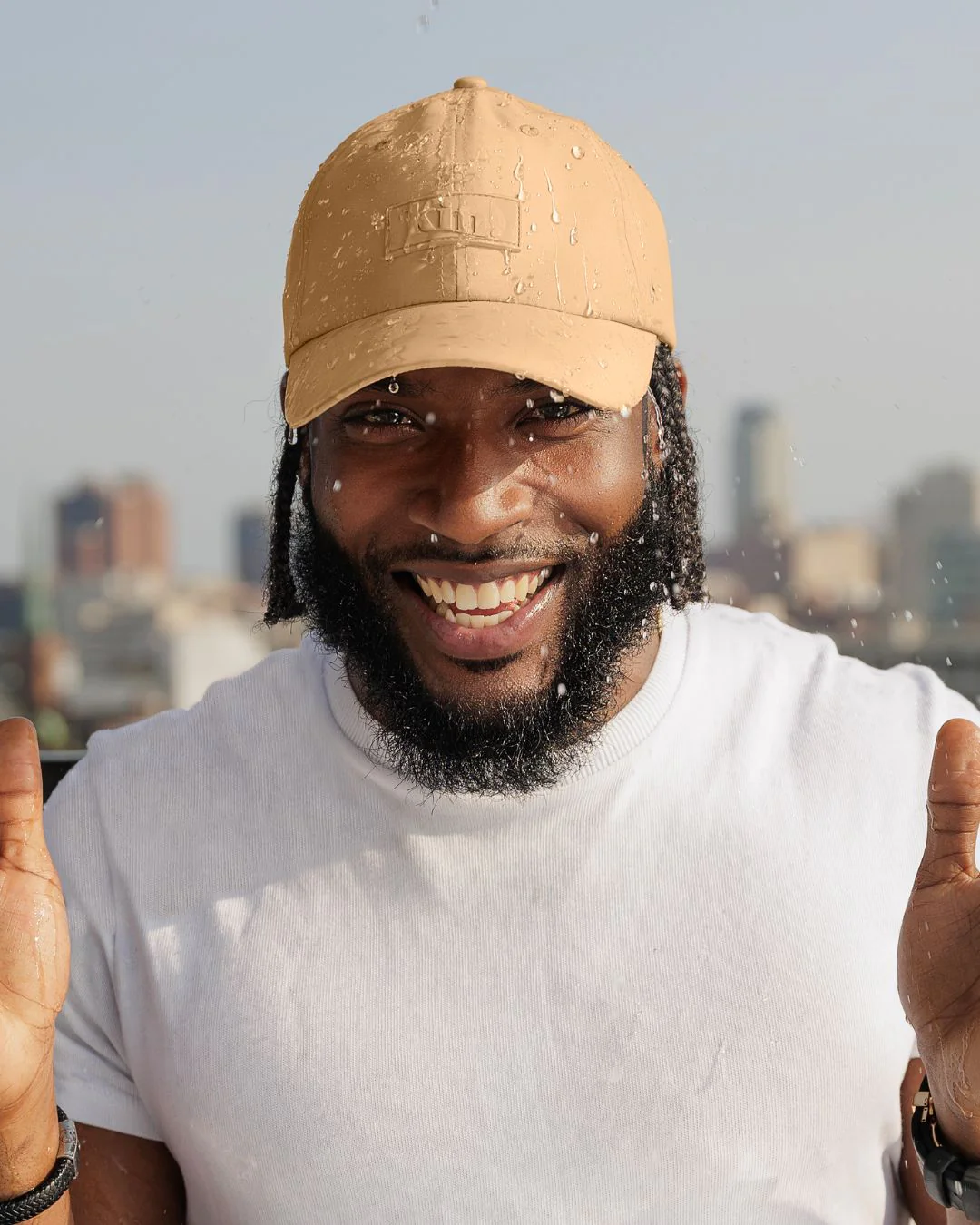 Tan Waterproof Satin Lined Dad Hat