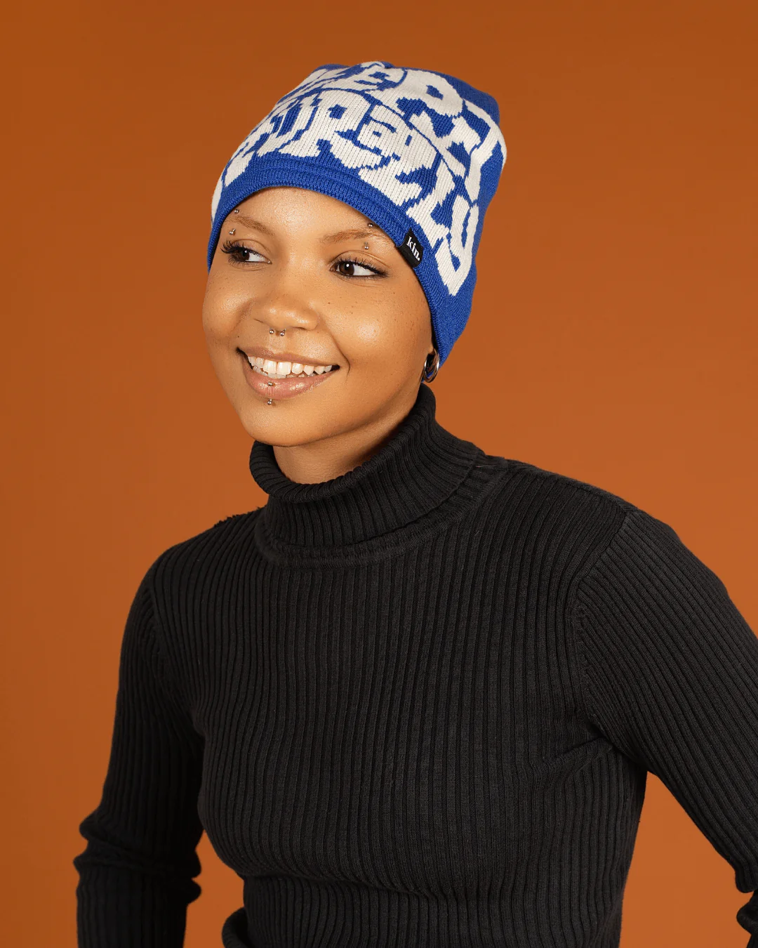 The Bond Satin Lined Logo Beanie