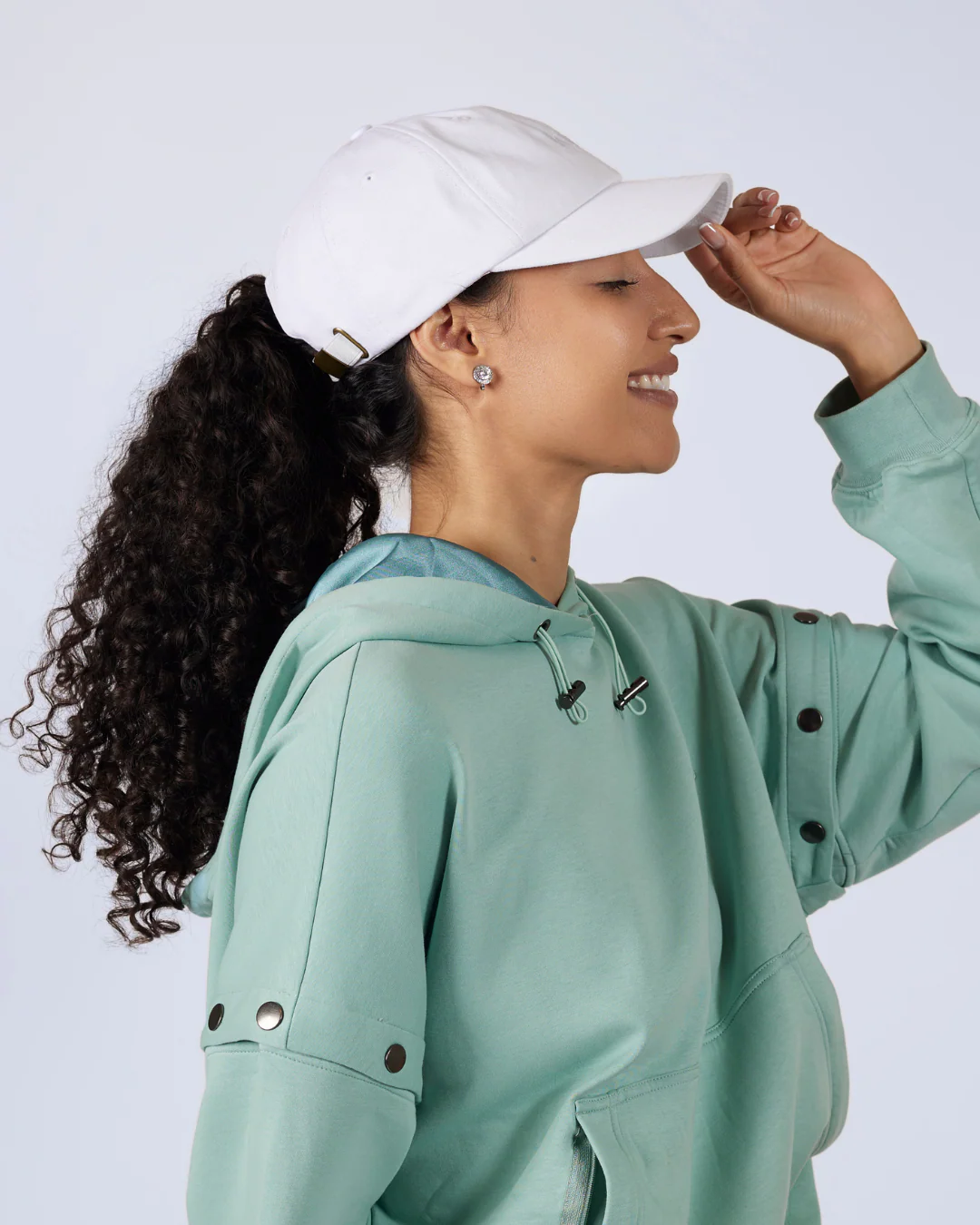 White Classic Satin Lined Dad Hat