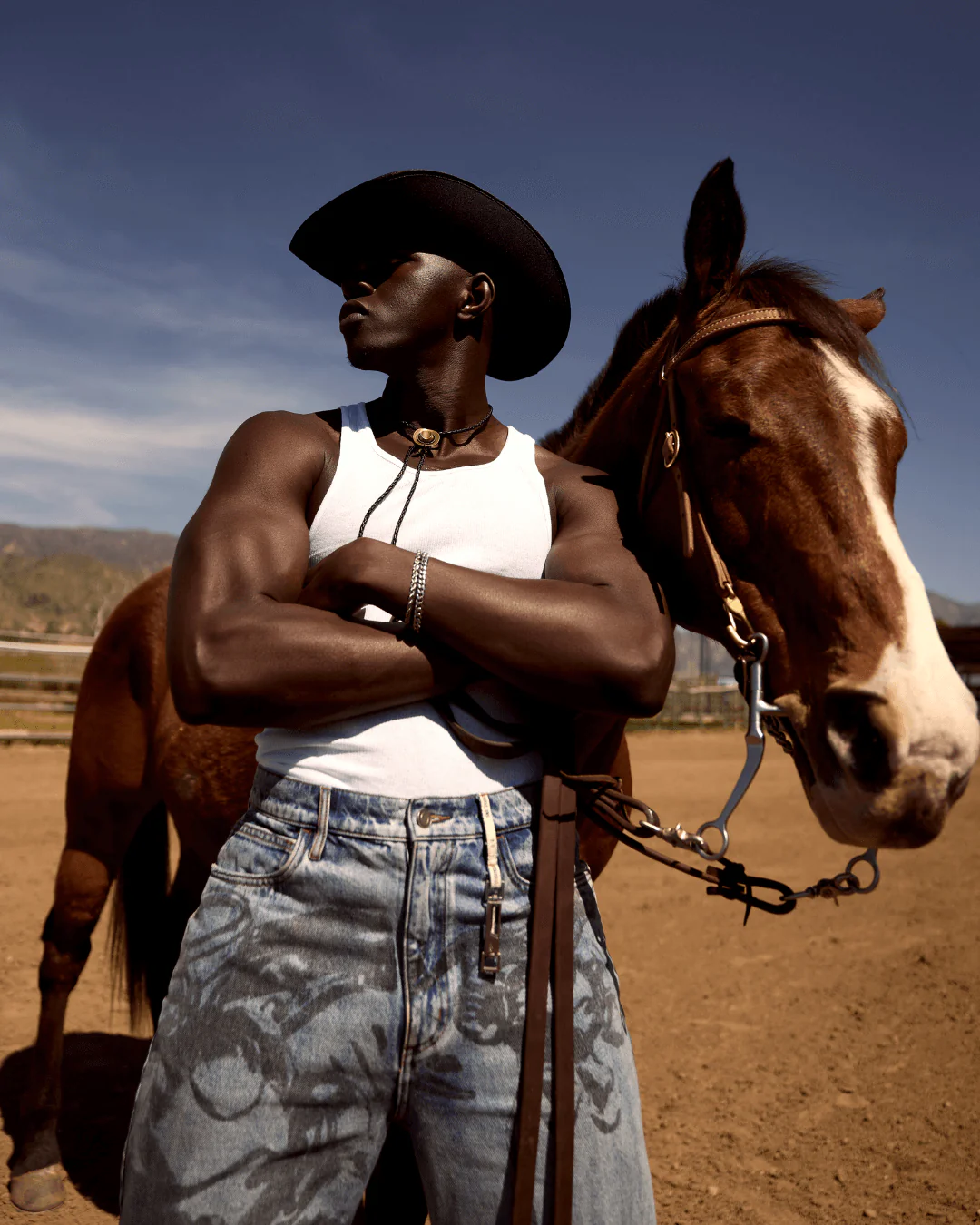 Black Satin Lined Cowboy Hat