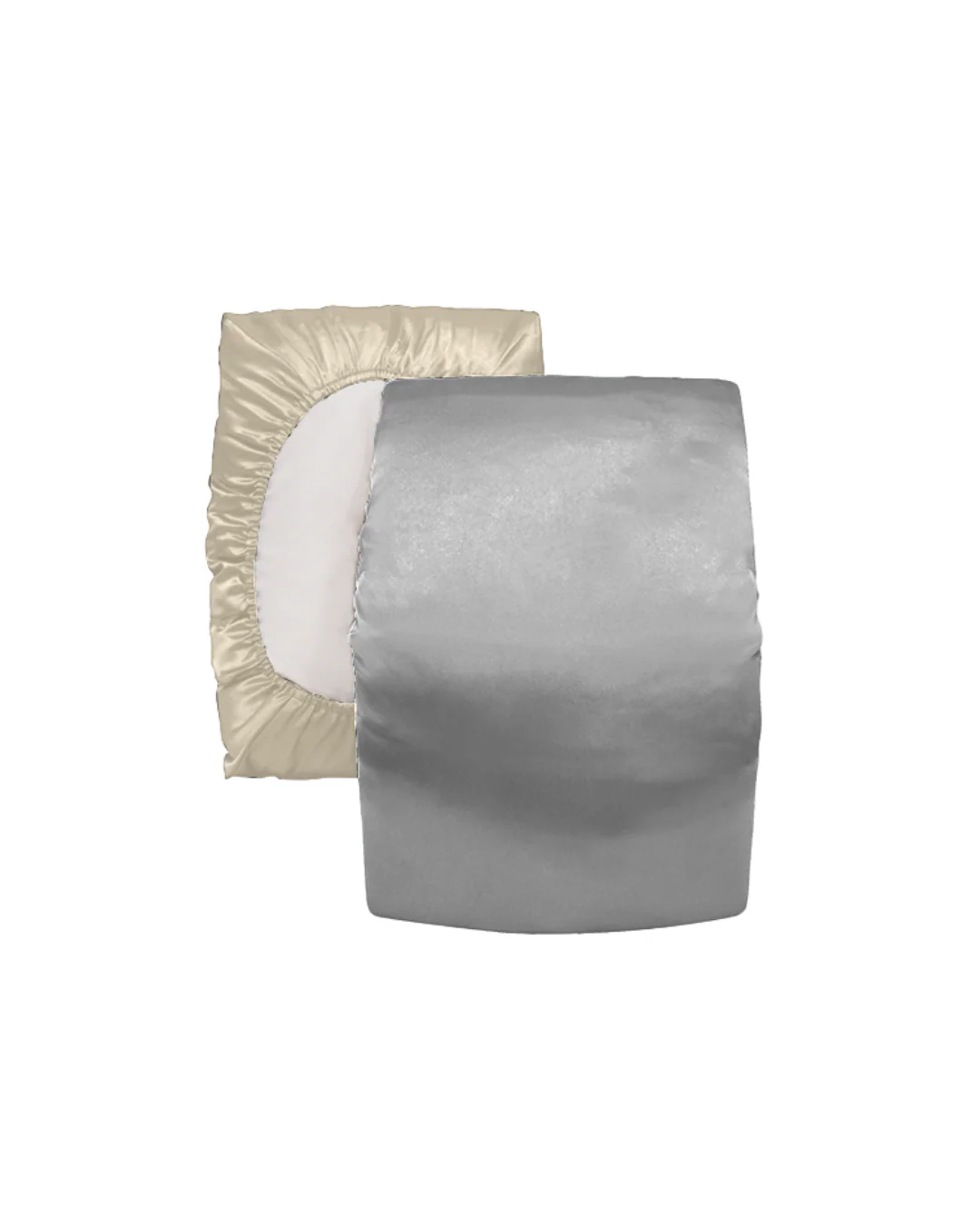 Champagne Reversible Satin Bonnet Pillowcase