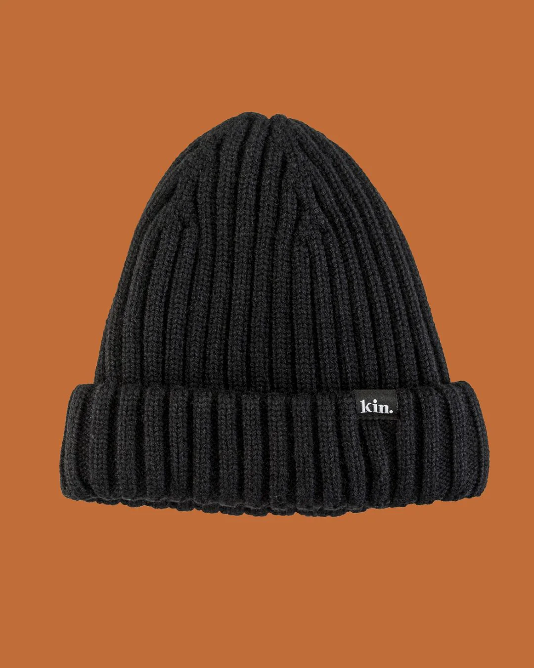 Black Short Satin Lined Beanie 5 Black Short Satin Lined Beanie