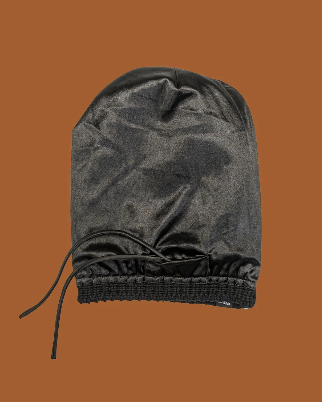 Black Slouch Satin Lined Beanie