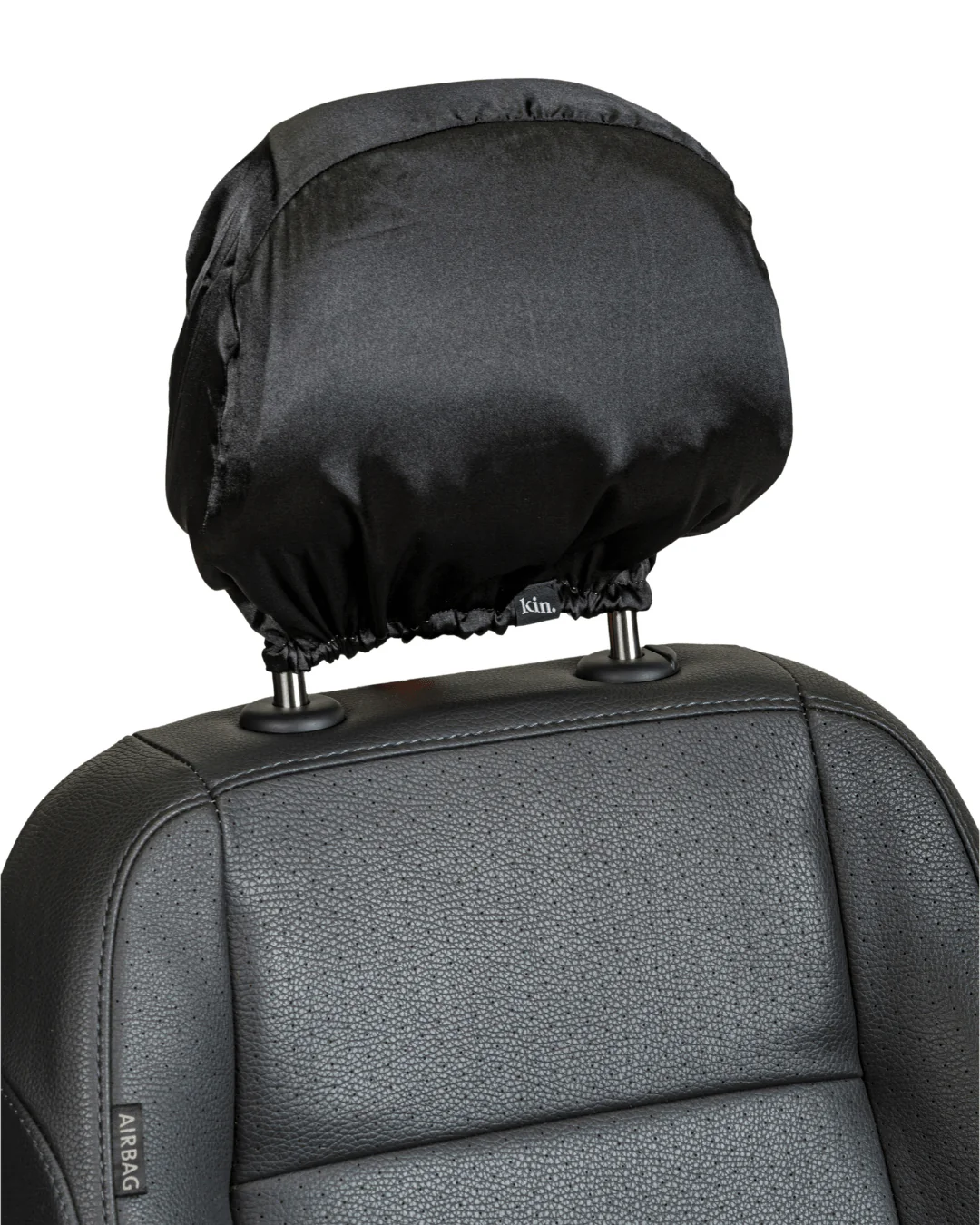 Pink Satin Car Headrest Cover (Pack of 2)