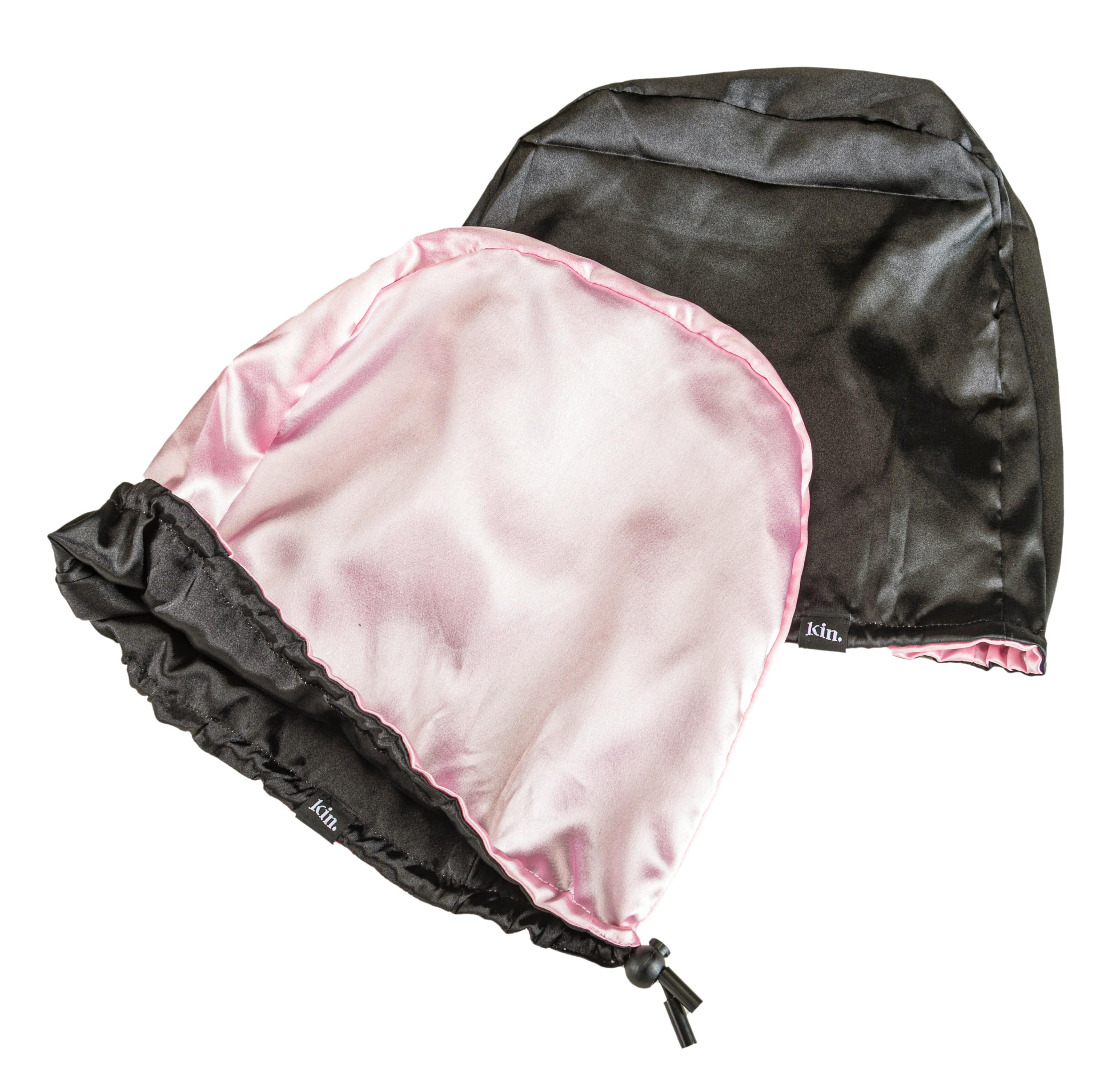 Pink Satin Car Headrest Cover (Pack of 2) 4 Pink Satin Car Headrest Cover (Pack of 2)