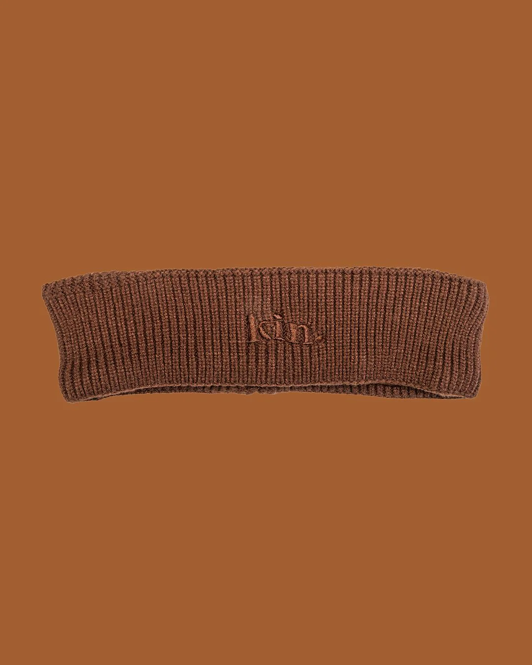 Brown Satin Lined Headband