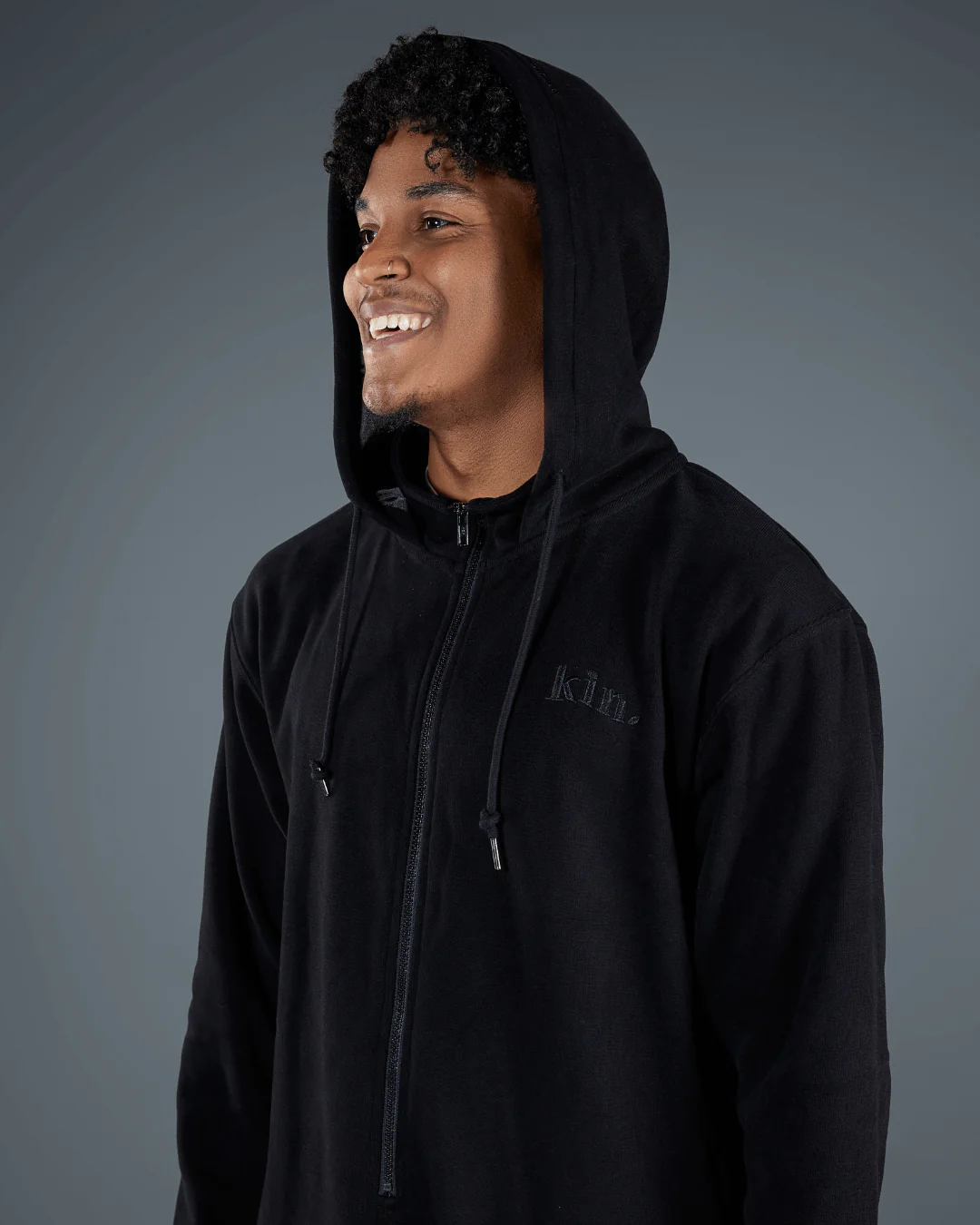 All Black Satin Lined KINsie