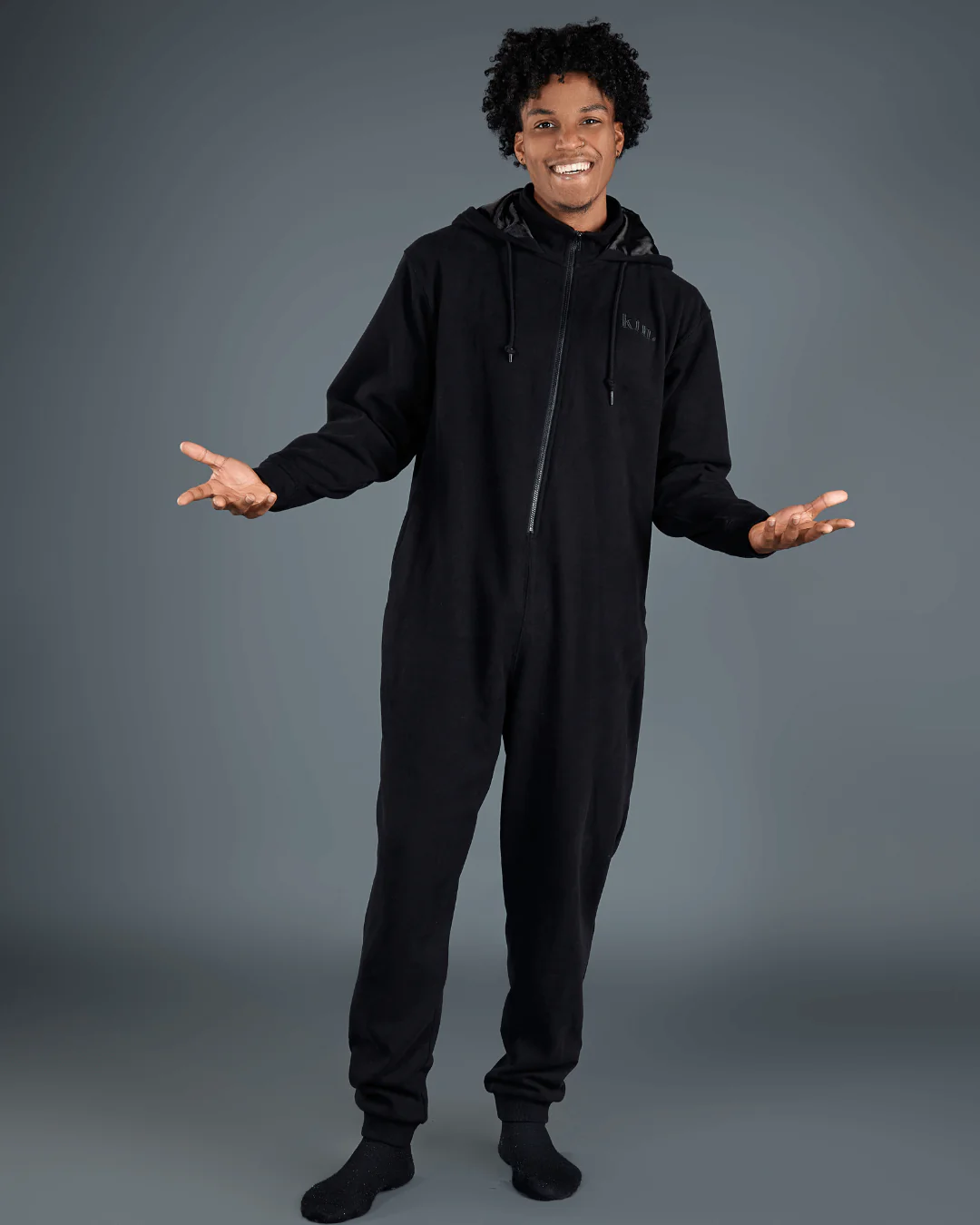 All Black Satin Lined KINsie