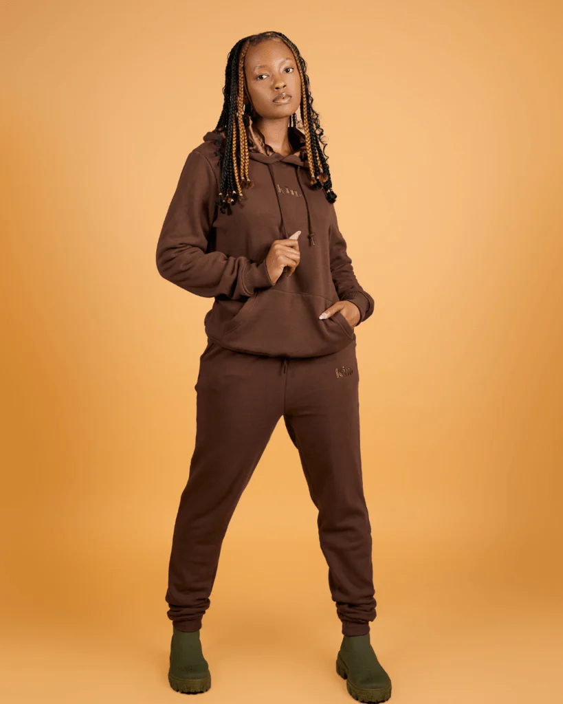 Chocolate Thick Satin Lined Hoodie