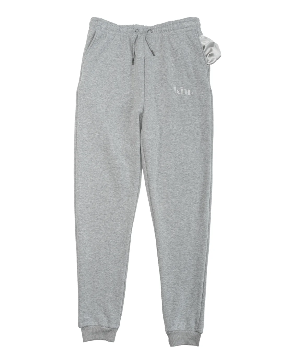 Chrome Grey Thick Joggers