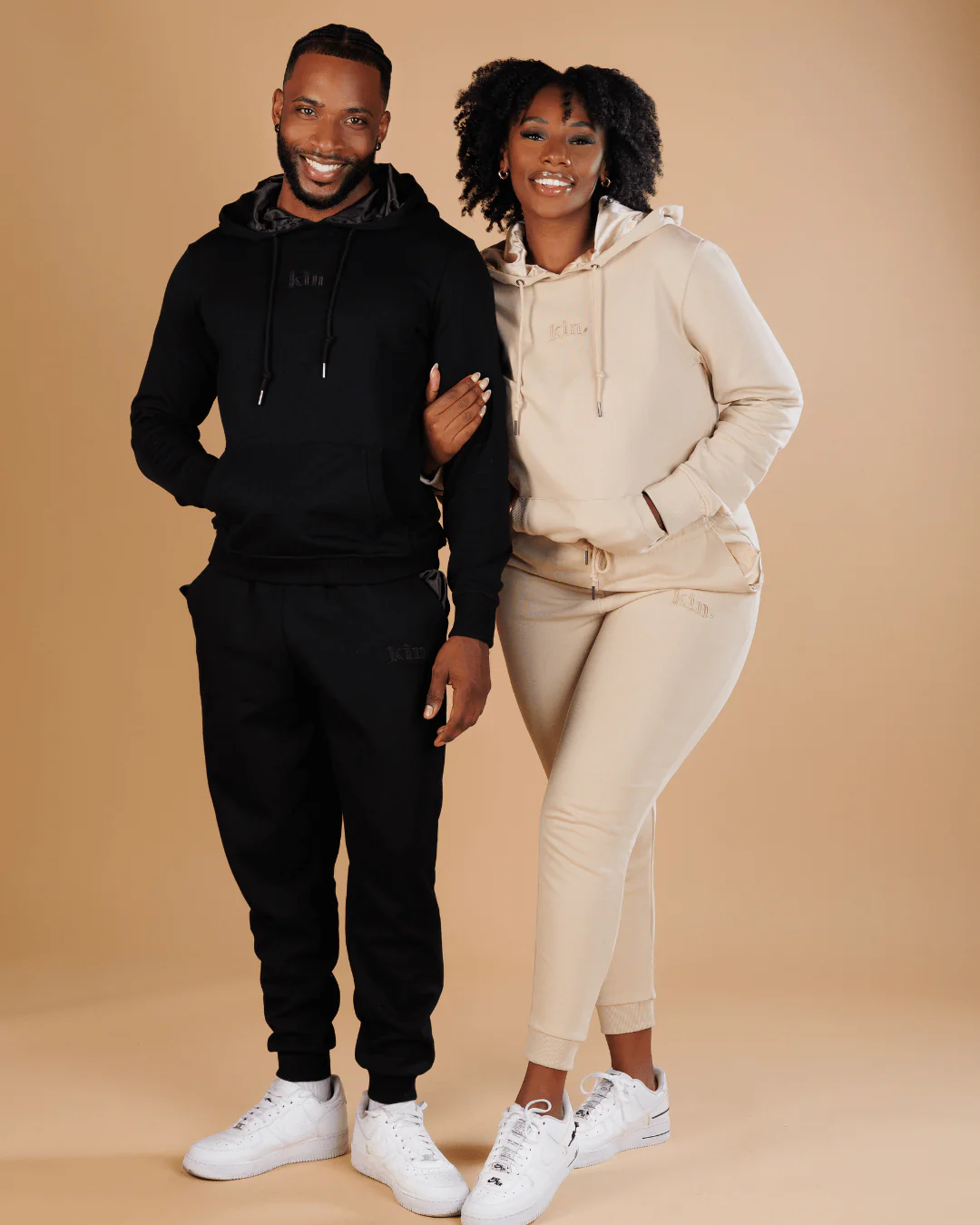 All Black Thin Pullover Set