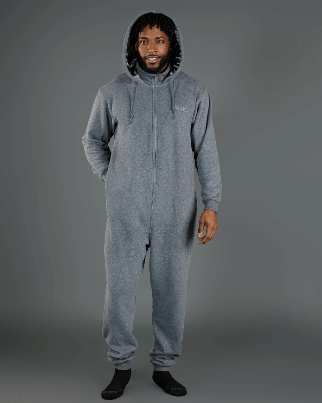 Grey Satin Lined KINsie 10 Grey Satin Lined KINsie