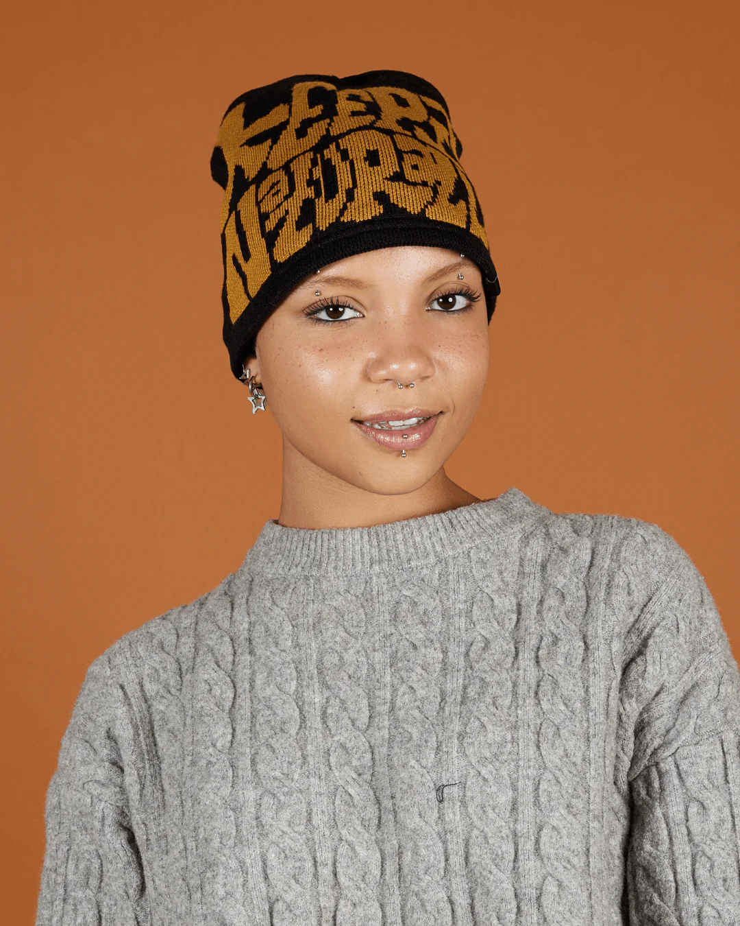 Ice Cold Satin Lined Logo Beanie