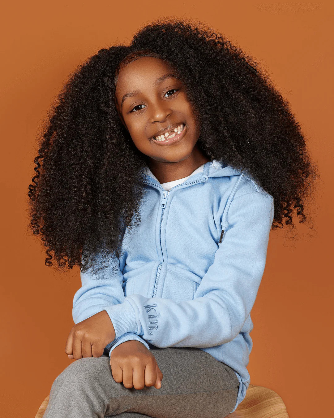 Kids Blue Thick Satin Lined Zip Up Hoodie 3 Kids Blue Thick Satin Lined Zip Up Hoodie